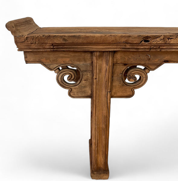 Late 19 Century Antique Chinese Altar Console Table