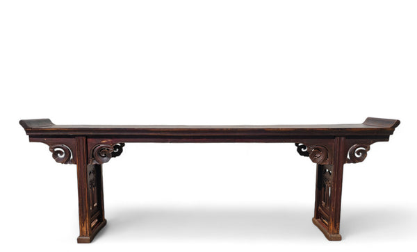 Early 19th Century Antique Chinese Altar Console Table