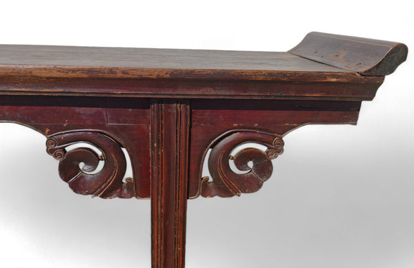 Early 19th Century Antique Chinese Altar Console Table