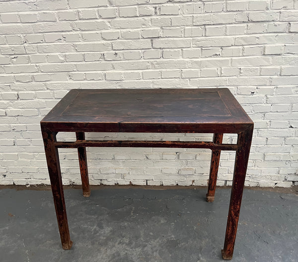 Brown Console or Wine Table, 38.6" Inch Long