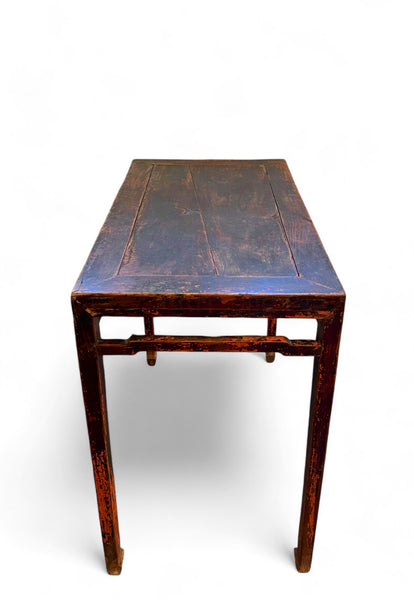 Brown Console or Wine Table, 38.6" Inch Long