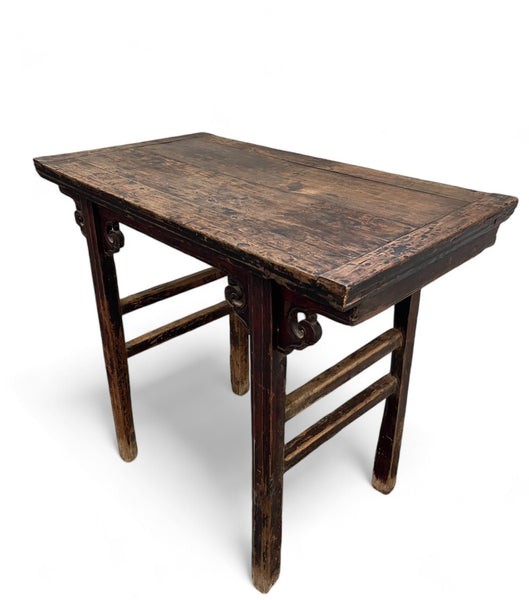 Small Straight Leg Console or Wine Table