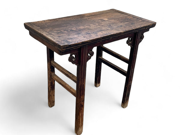 Small Straight Leg Console or Wine Table
