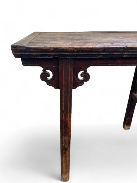Small Straight Leg Console or Wine Table