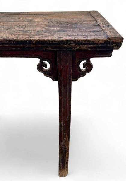 Small Straight Leg Console or Wine Table