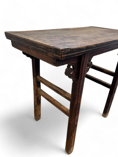 Small Straight Leg Console or Wine Table