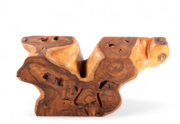 Natural Sculptured  Console Table
