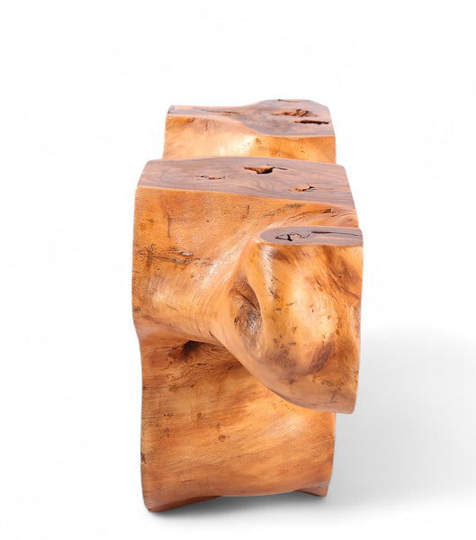 Natural Sculptured  Console Table
