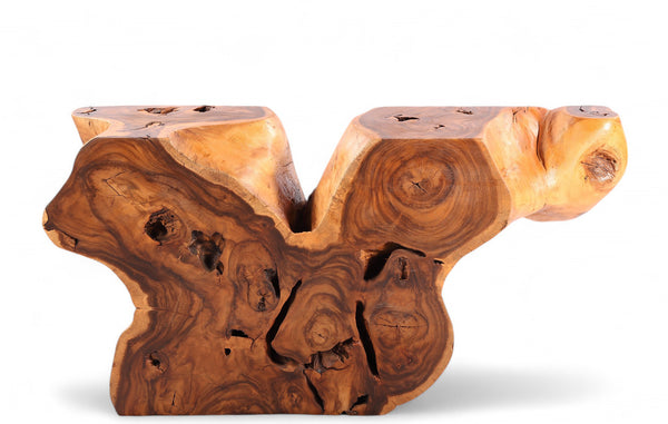 Natural Sculptured  Console Table