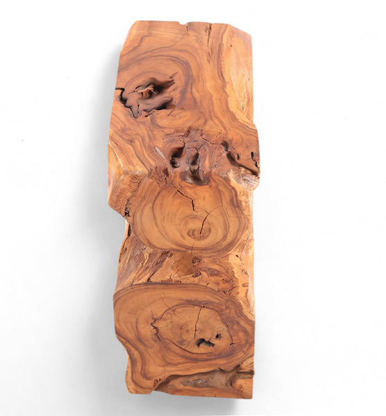 Natural Sculptured  Block Console Table