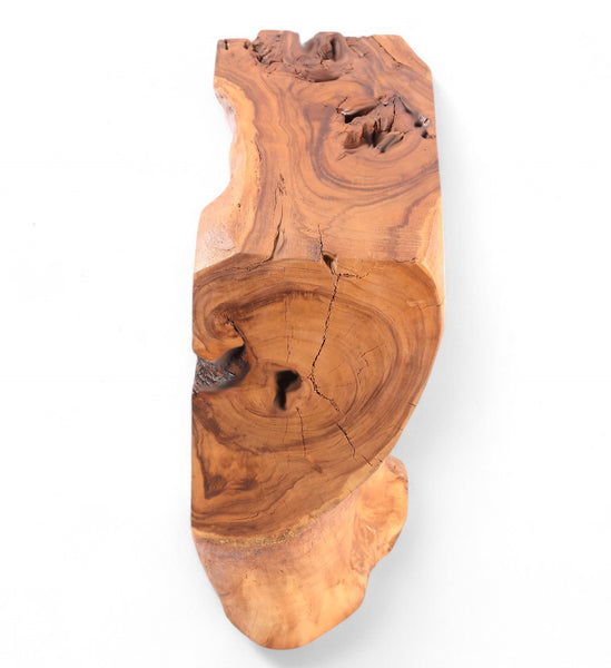 Natural Sculptured  Block Console Table