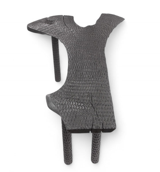 Hand Chiseled Black One Slab Bar or Console Table