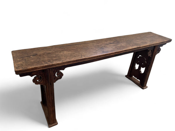 Late 19 Century Antique Chinese Ruyi Console Table