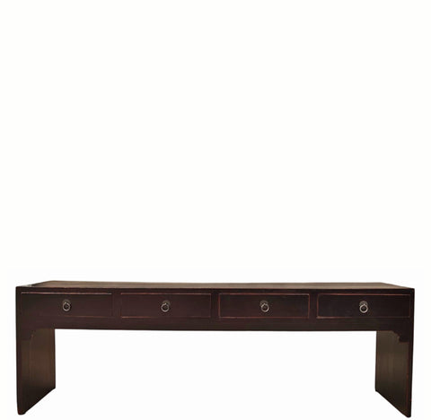 20th Century 4-Drawer Console Table