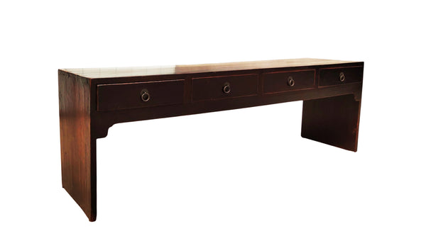 20th Century 4-Drawer Console Table