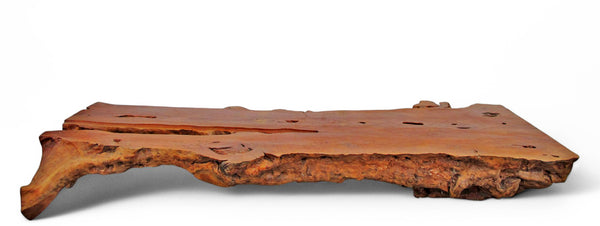86 Inch Long Large One Slab Lychee Burl Coffee Table