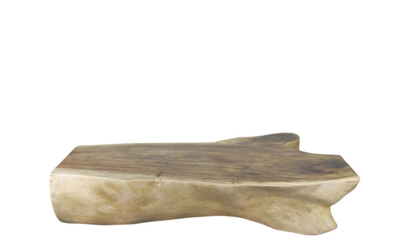 Hand Made Smooth Sides Living Edge Block 74" Inch Long Coffee Table 102
