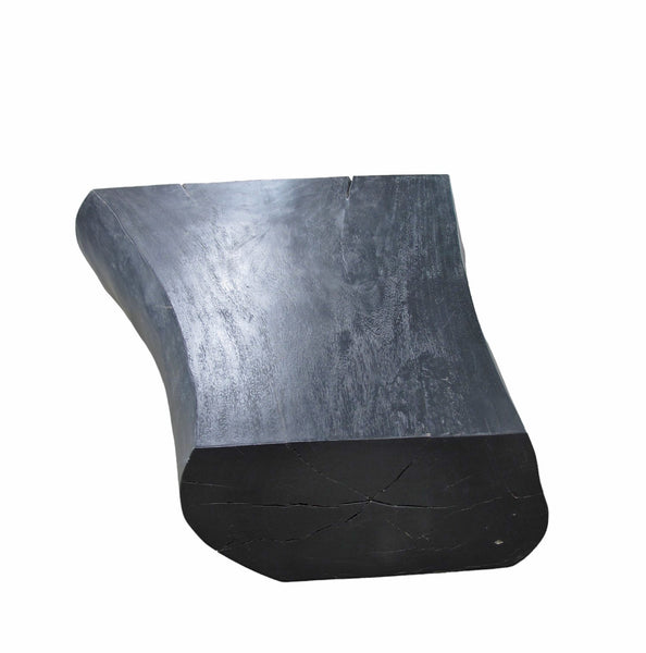 Minimalist Black Living Edge Block Coffee Table 15