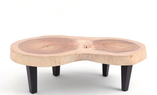 Double Ring Living Edge Coffee Table