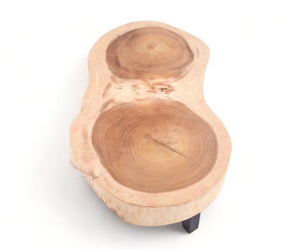 Double Ring Living Edge Coffee Table