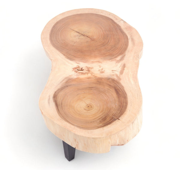 Double Ring Living Edge Coffee Table