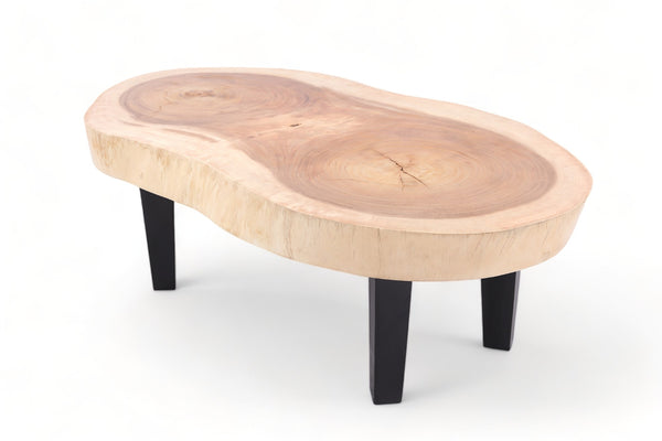 Double Ring Living Edge Coffee Table