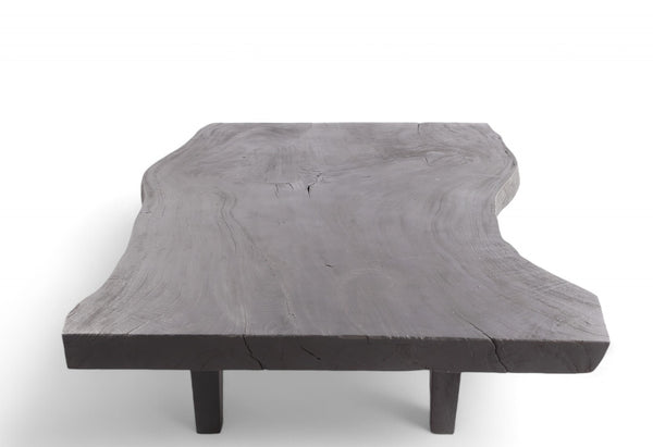 Z-One Slab Living Edge 78 Inch Long Coffee Table