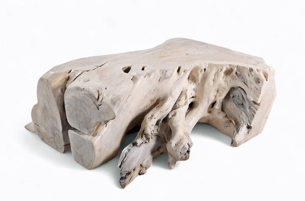 Rustic White Block Coffee Table or Bench