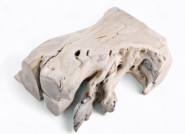 Rustic White Block Coffee Table or Bench