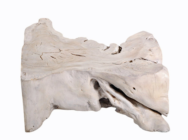 Rustic White Block Coffee Table or Bench