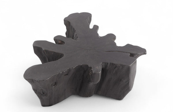 Charred Black Teak Root Coffee Table