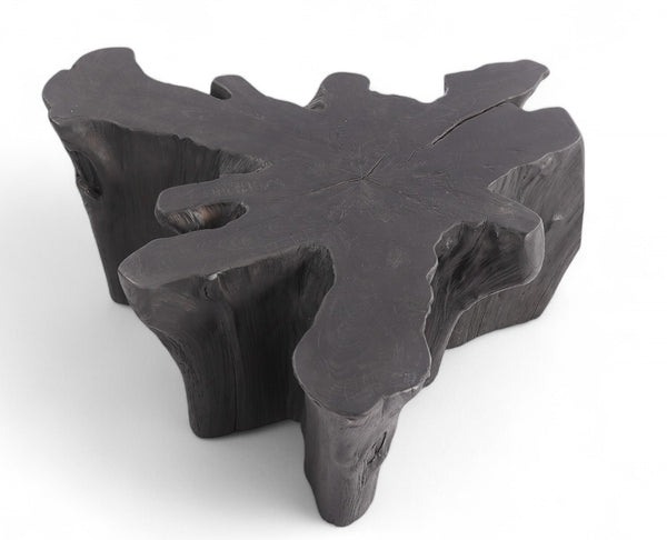 Charred Black Teak Root Coffee Table