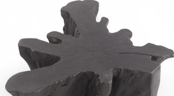 Charred Black Teak Root Coffee Table