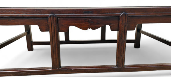 Antique Coffee Table,  Rattan Top