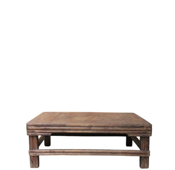 Small 10" Tall Rustic Asian Coffee Table