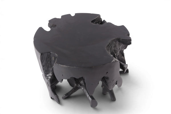 30” Diameter Black Teak Root Coffee Table 2