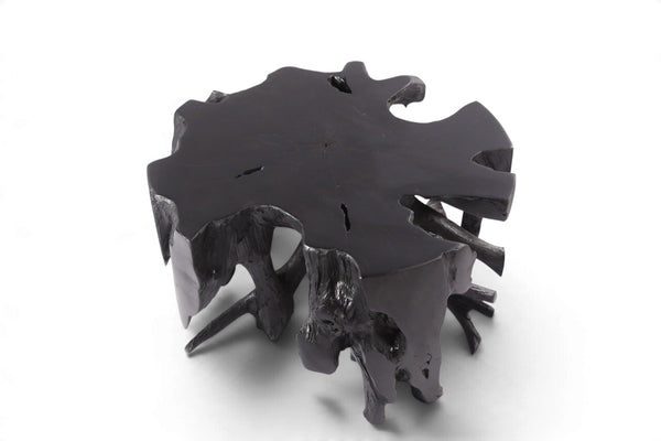 30” Diameter Black Teak Root Coffee Table 3