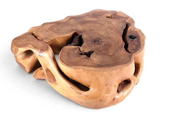 61” Wide Natural Form Organic Teak Root Coffee Table