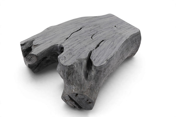 47” Inch Free Form Black Accent Table
