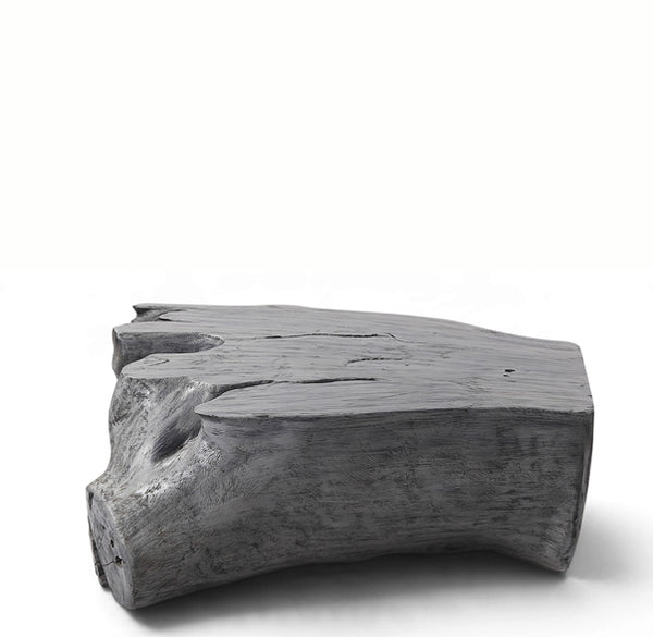 47” Inch Free Form Black Accent Table