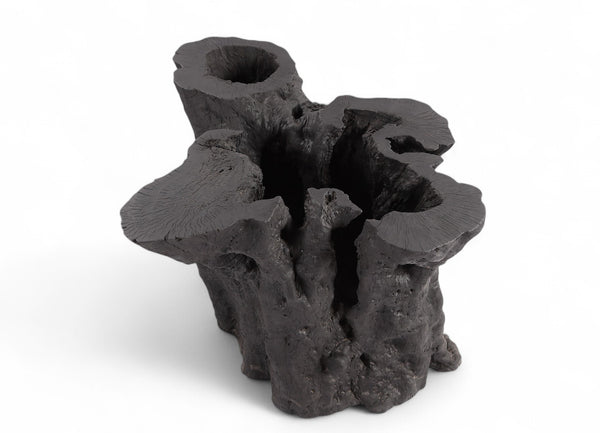 Sculptured Black Root Dining Table Base