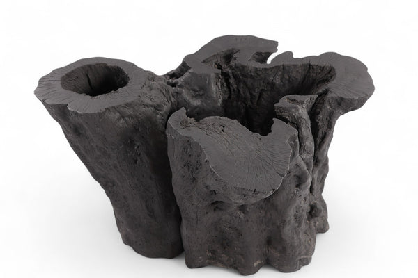 Sculptured Black Root Dining Table Base