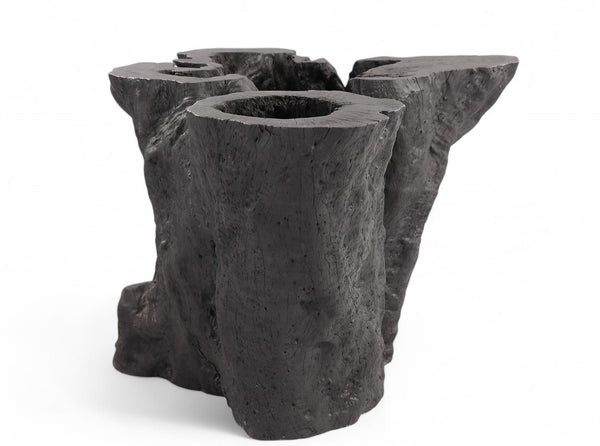 Sculptured Black Root Dining Table Base