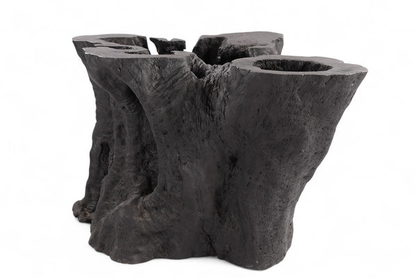 Sculptured Black Root Dining Table Base
