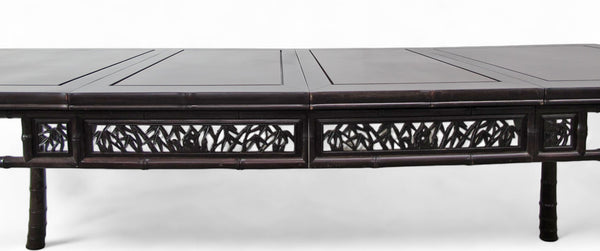 94" Long Rosewood Dining Table and 8 Chair Set