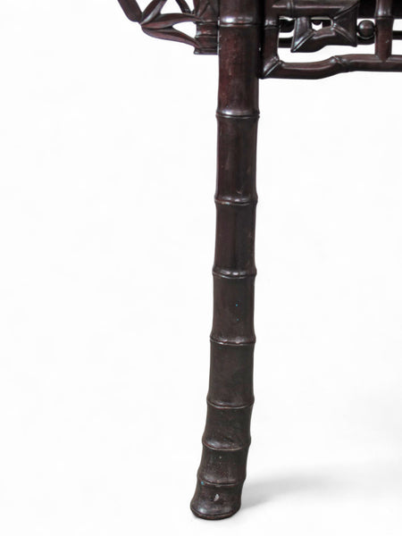 94" Long Rosewood Dining Table and 8 Chair Set