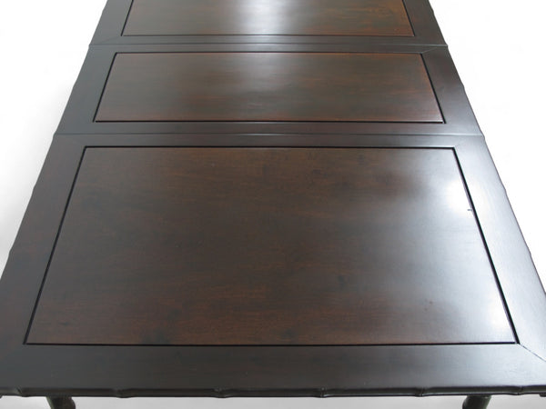 94" Long Rosewood Dining Table and 8 Chair Set