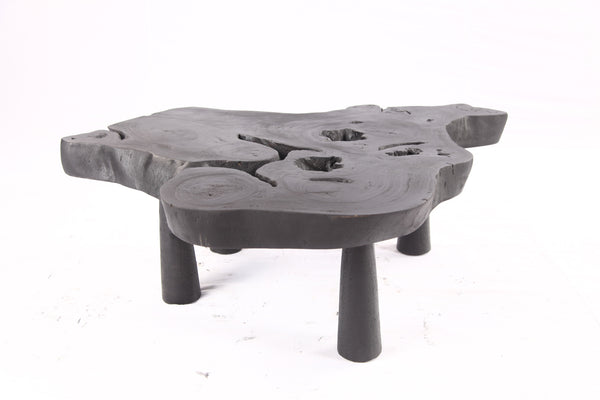 Black Living Edge One Slab Coffee Table 335