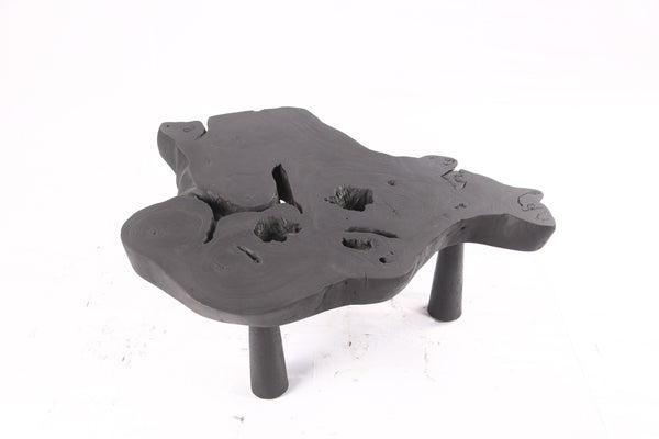 Black Living Edge One Slab Coffee Table 335