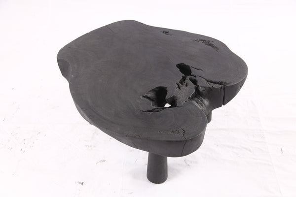 Black Living Edge One Slab Coffee Table 336